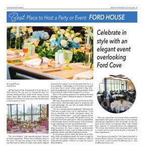 Best of the Best 2024 article about Ford House